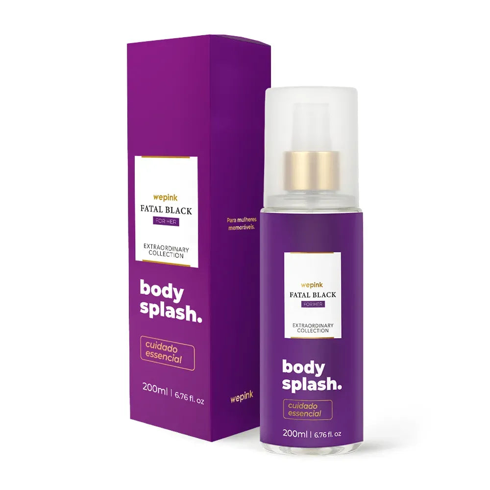 Perfume Feive 100ml + Body Splash Ruby + Body Splash Fatal Black + Body Splash Yahya – imagem 5