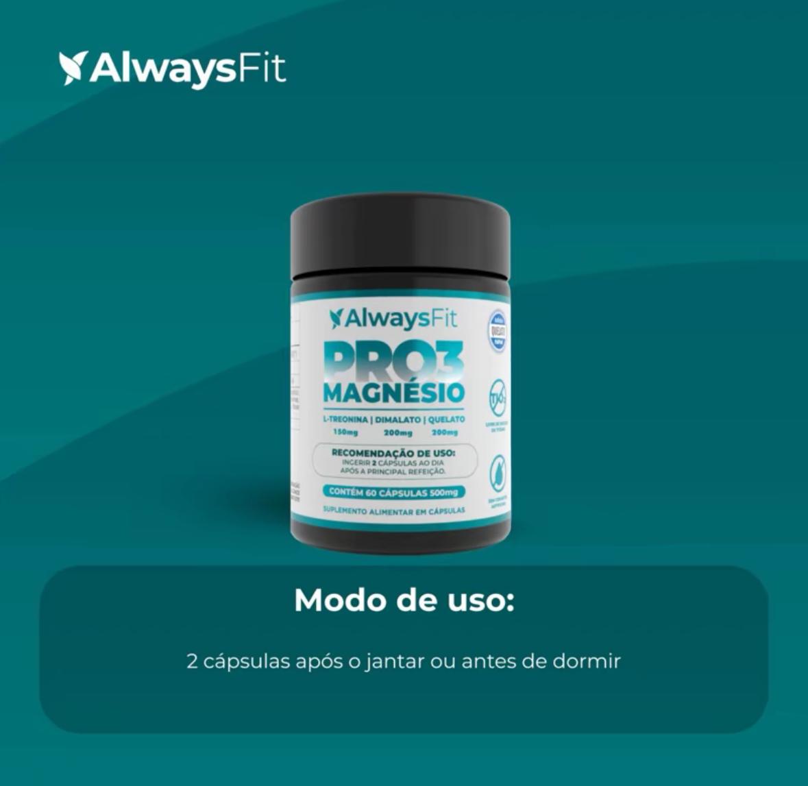 Pro3Magnésio - L-Treonina, Quelato e Dimalato 60 Cápsulas – imagem 4