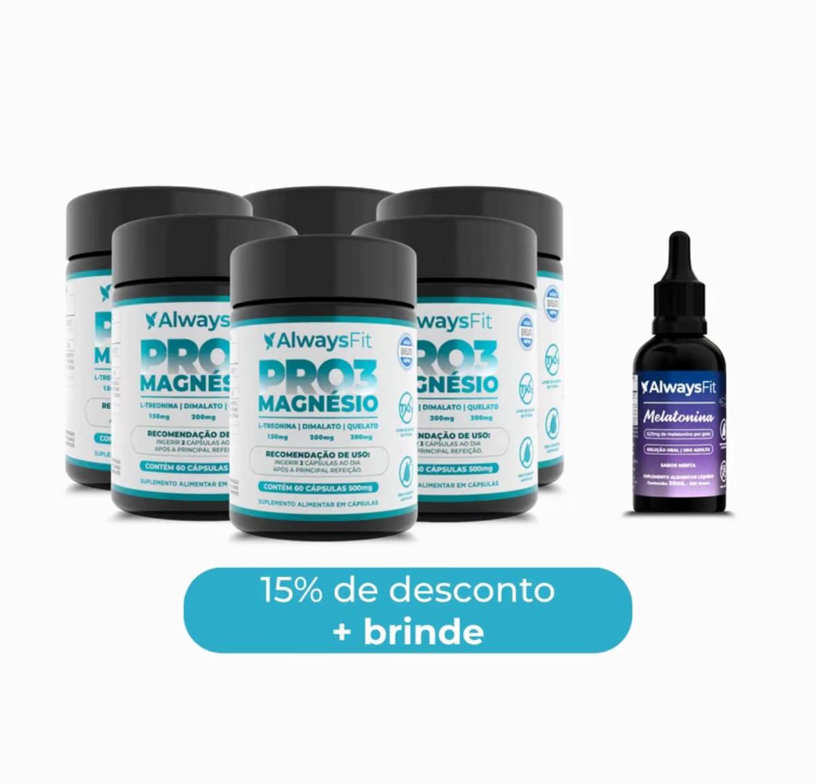 Pro3Magnésio - L-Treonina, Quelato e Dimalato 60 Cápsulas – imagem 8