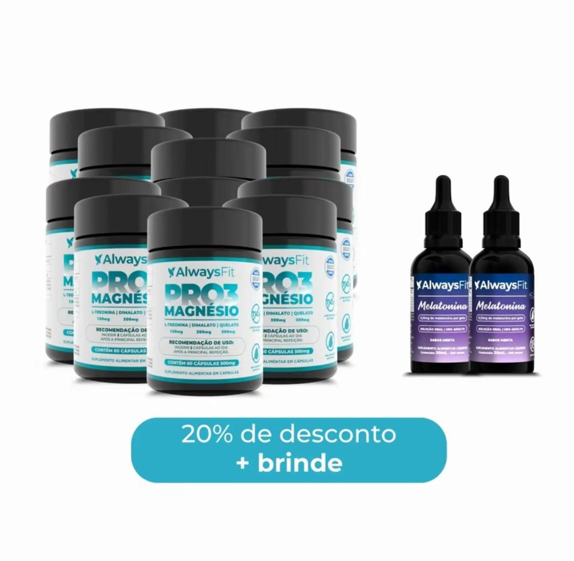 Pro3Magnésio - L-Treonina, Quelato e Dimalato 60 Cápsulas – imagem 3