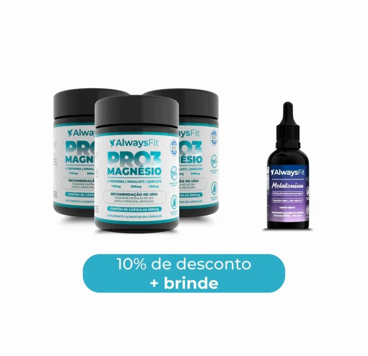 Pro3Magnésio - L-Treonina, Quelato e Dimalato 60 Cápsulas – imagem 2