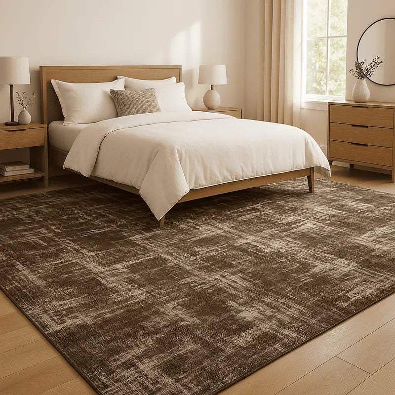 Tapete Marrom para Sal  Grande 2,00x2,50m Ideal para Quarto Sala Escritorio – imagem 1